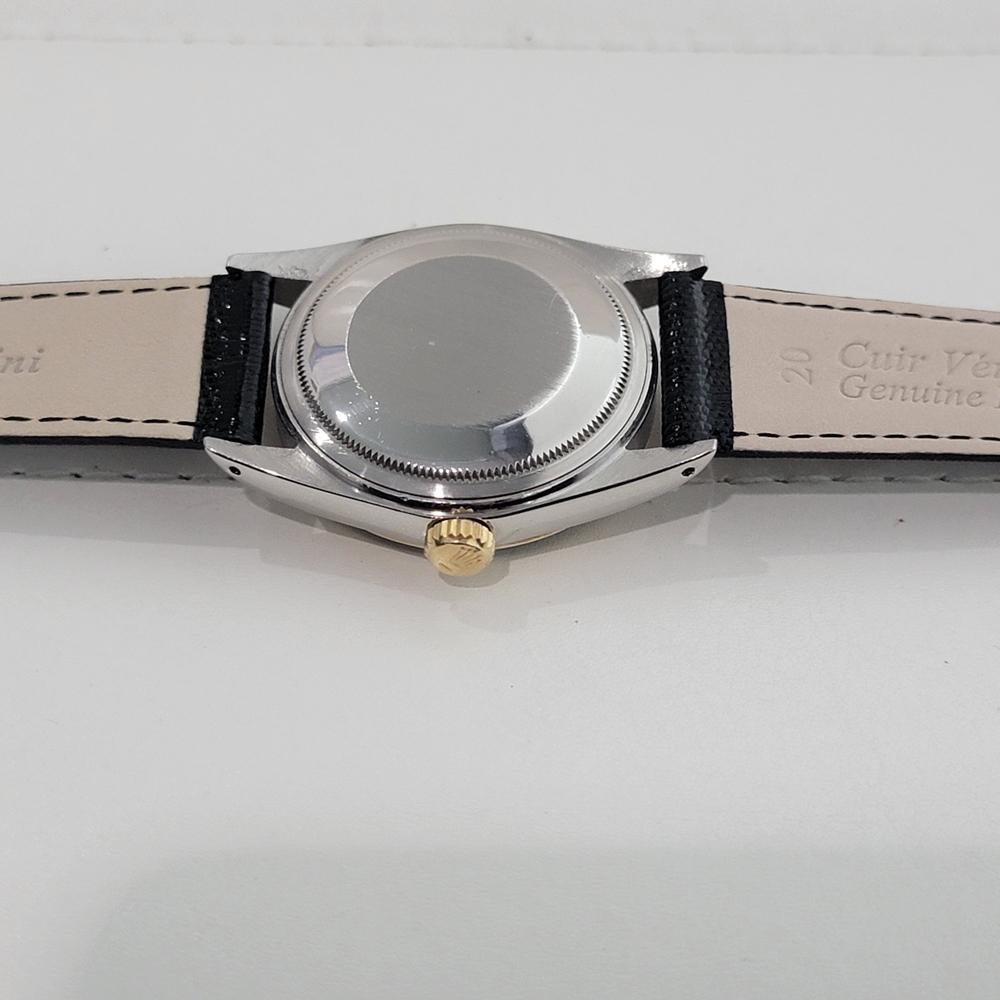 Rolex Oyster Datejust Ref 16013 Mens 36mm 18k SS 1980s Automatic RA523 Vintage For Sale 6