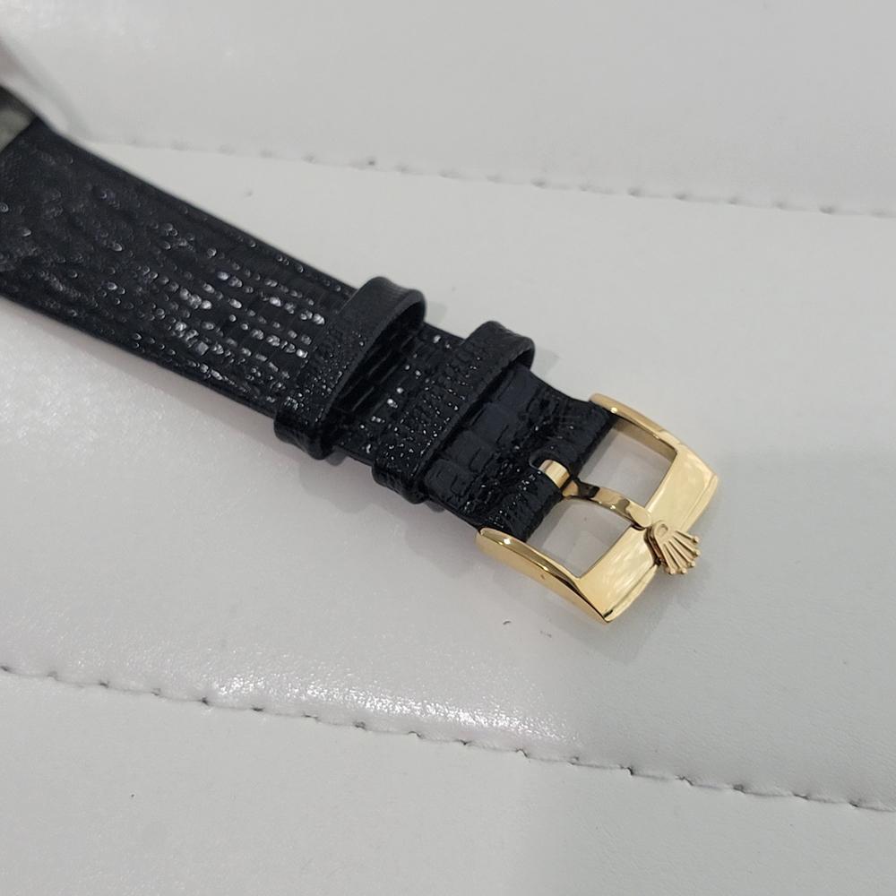 Rolex Oyster Datejust Ref 16013 Mens 36mm 18k SS 1980s Automatic RA523 Vintage For Sale 4