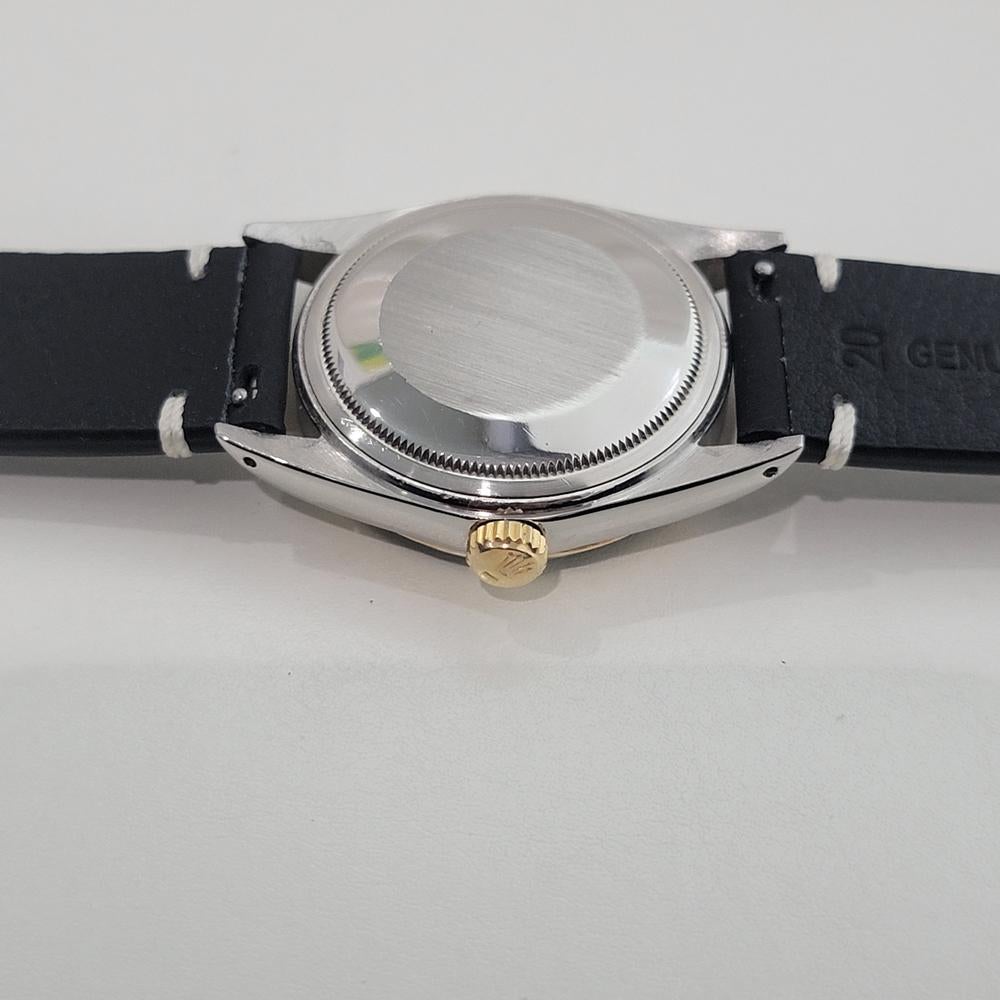 Rolex Oyster Datejust Ref 16013 Herren 36mm 18k SS 1980s Vintage Automatik RA523B im Angebot 7