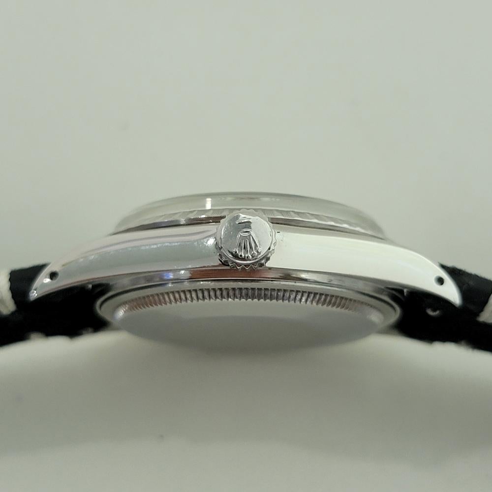 Rolex Oyster Datejust Ref 16030 36mm Herren Diamant MOP Zifferblatt Automatik 1980er Jahre RA550 im Angebot 6