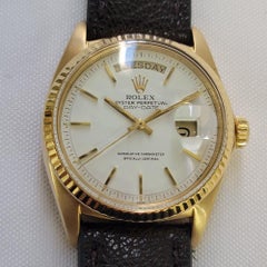 Rolex Oyster Day Date 1803 President 18k Solid Gold 1970s Mens Automatic RA758