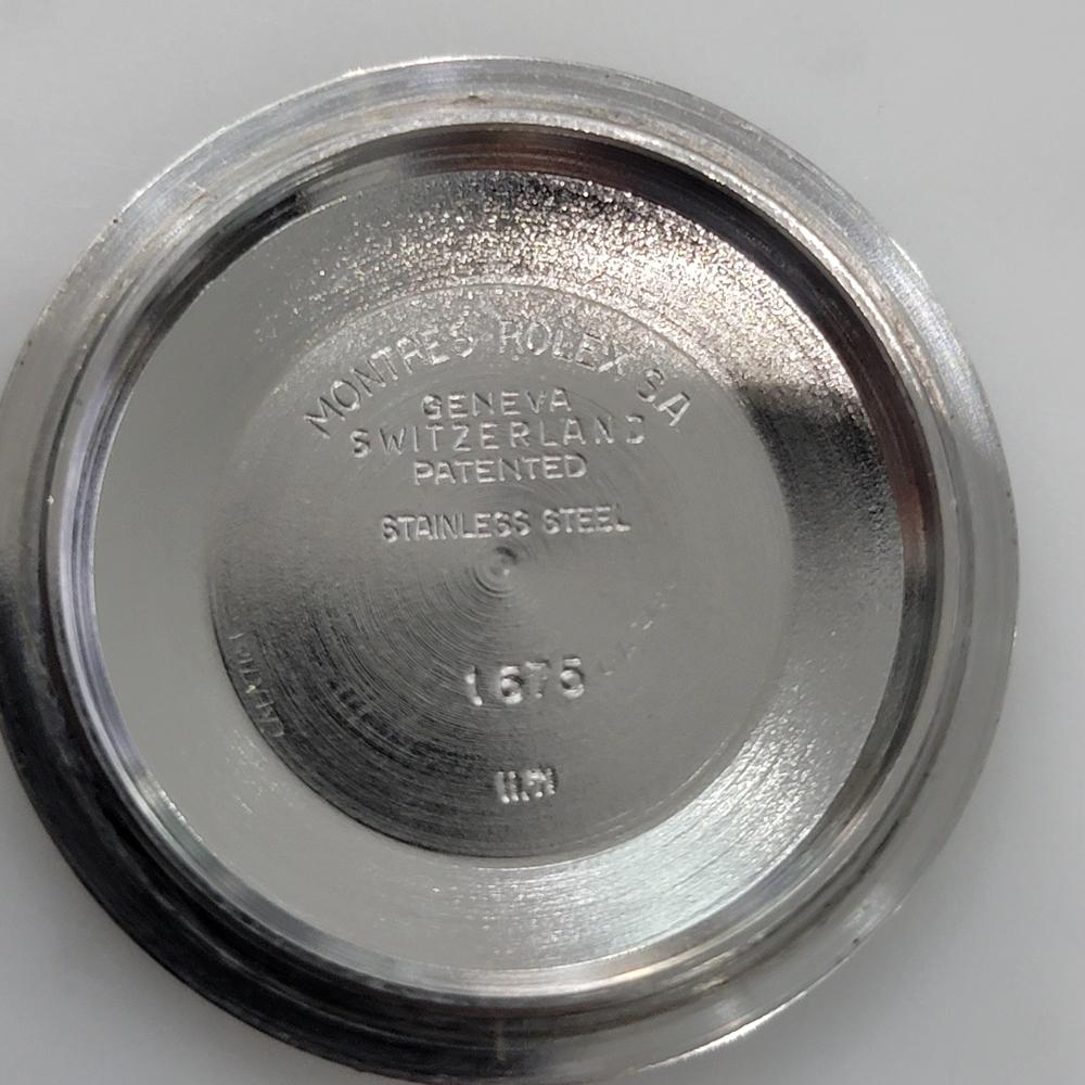 Rolex Oyster GMT Master Ref 1675 Mens 40mm 1970s Pepsi Bisel Automático RA658B en venta 8