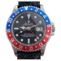 Rolex Oyster GMT Master Ref 1675 Mens 40mm 1970s Pepsi Bezel Automatic RA658B Rolex Oyster GMT Master Ref 1675 Mens 40mm 1970s Pepsi Bezel Automatic RA658B