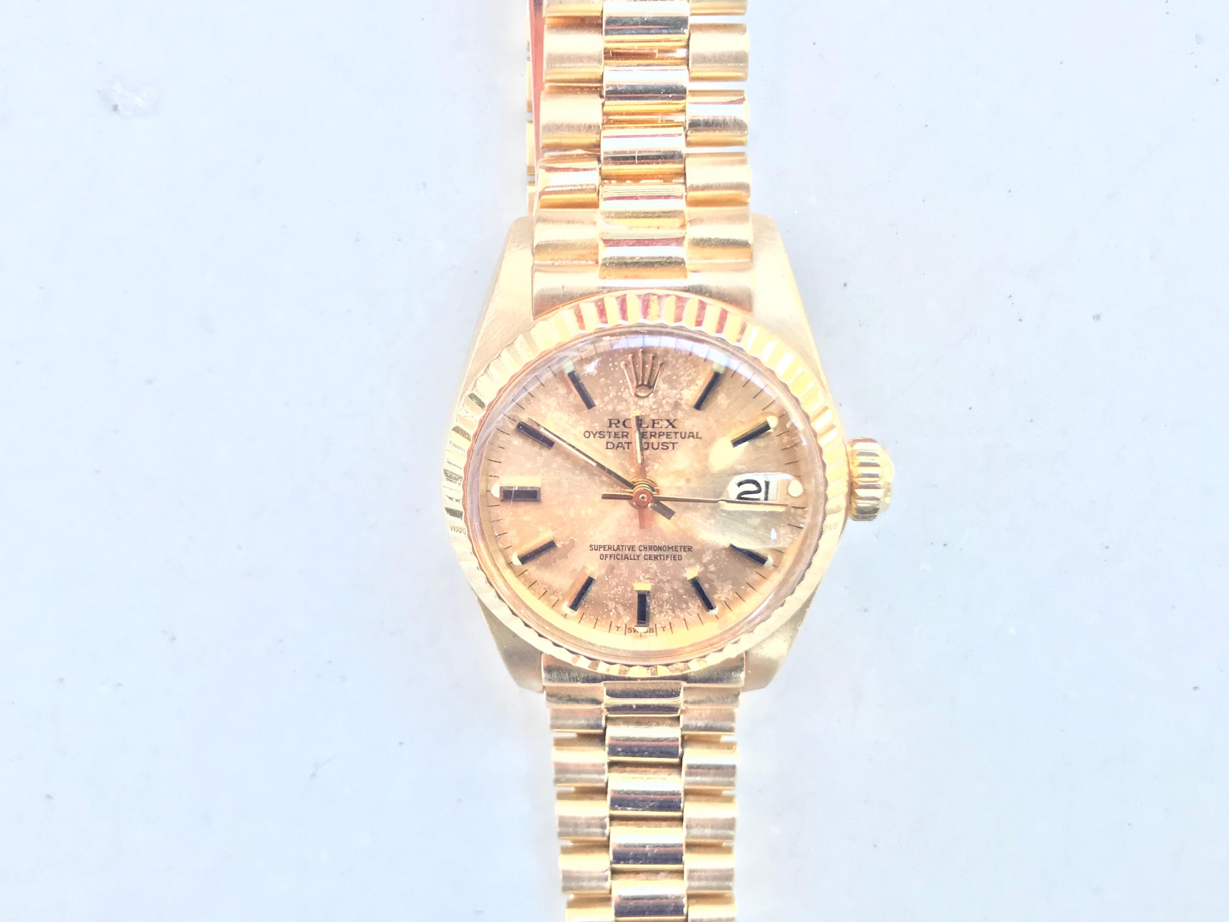 Rolex Oyster Lady, 2004 In Good Condition For Sale In Saint Ouen, FR
