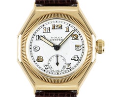 Rolex Oyster Octagonal Vintage Yellow Gold