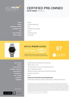 Rolex Oyster Perpetual 1002, Black Dial, Certified and Warranty