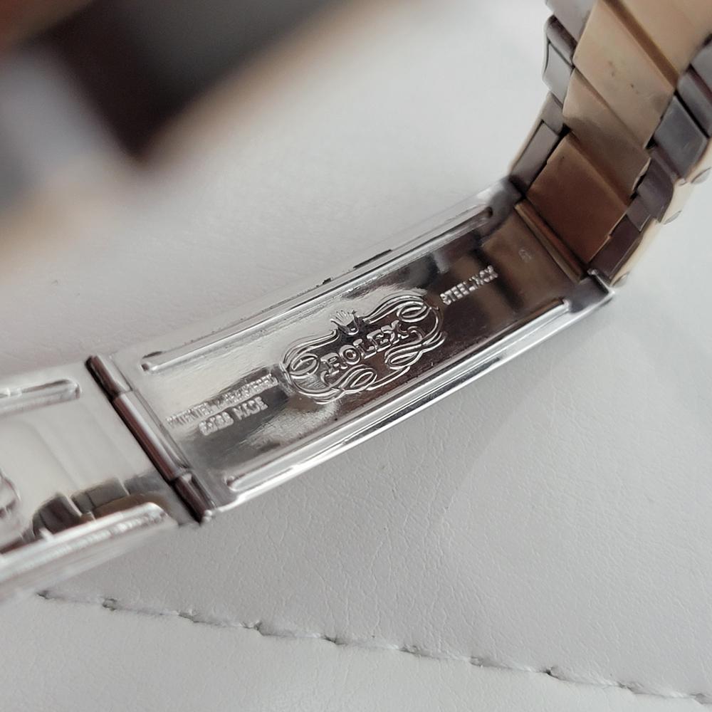 Rolex Oyster Perpetual 1002 34mm Mens 14k SS Automatic 1960s All Original RA570 For Sale 5