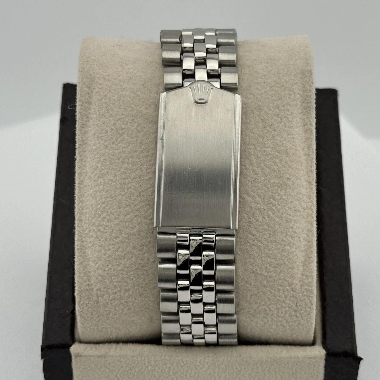 Rolex Oyster Perpetual 1002 34 mm Esfera plateada Acero inoxidable Jubilee en venta 1