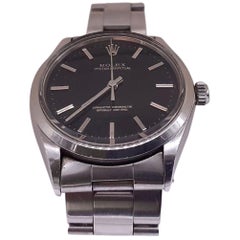 Rolex Oyster Perpetual 1002, Black Dial, Certified and Warranty