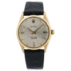 Rolex Oyster Perpetual 1003 Vintage Coca Cola Men's 14 Karat Gold Year 1966