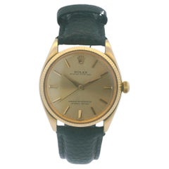 Rolex Oyster Perpetual 1005 14K Yellow Gold Automatic Watch