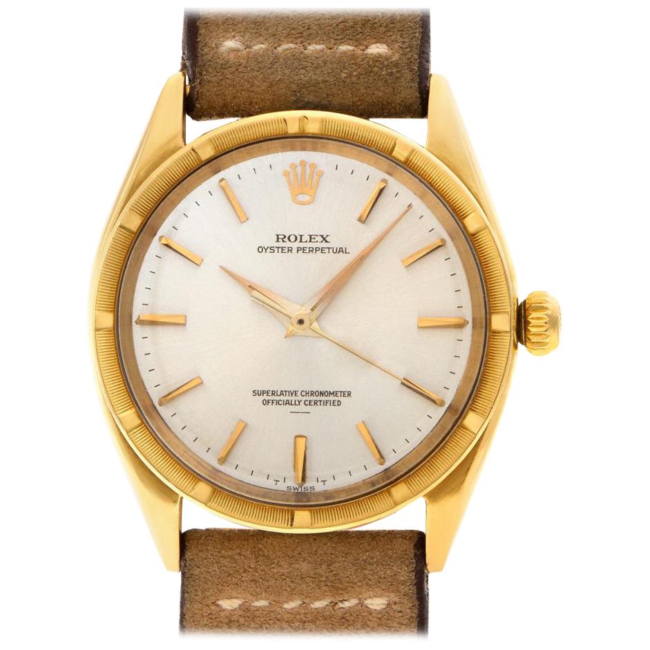 Rolex Oyster Perpetual 1007, Silver Dial, Certified and Warranty