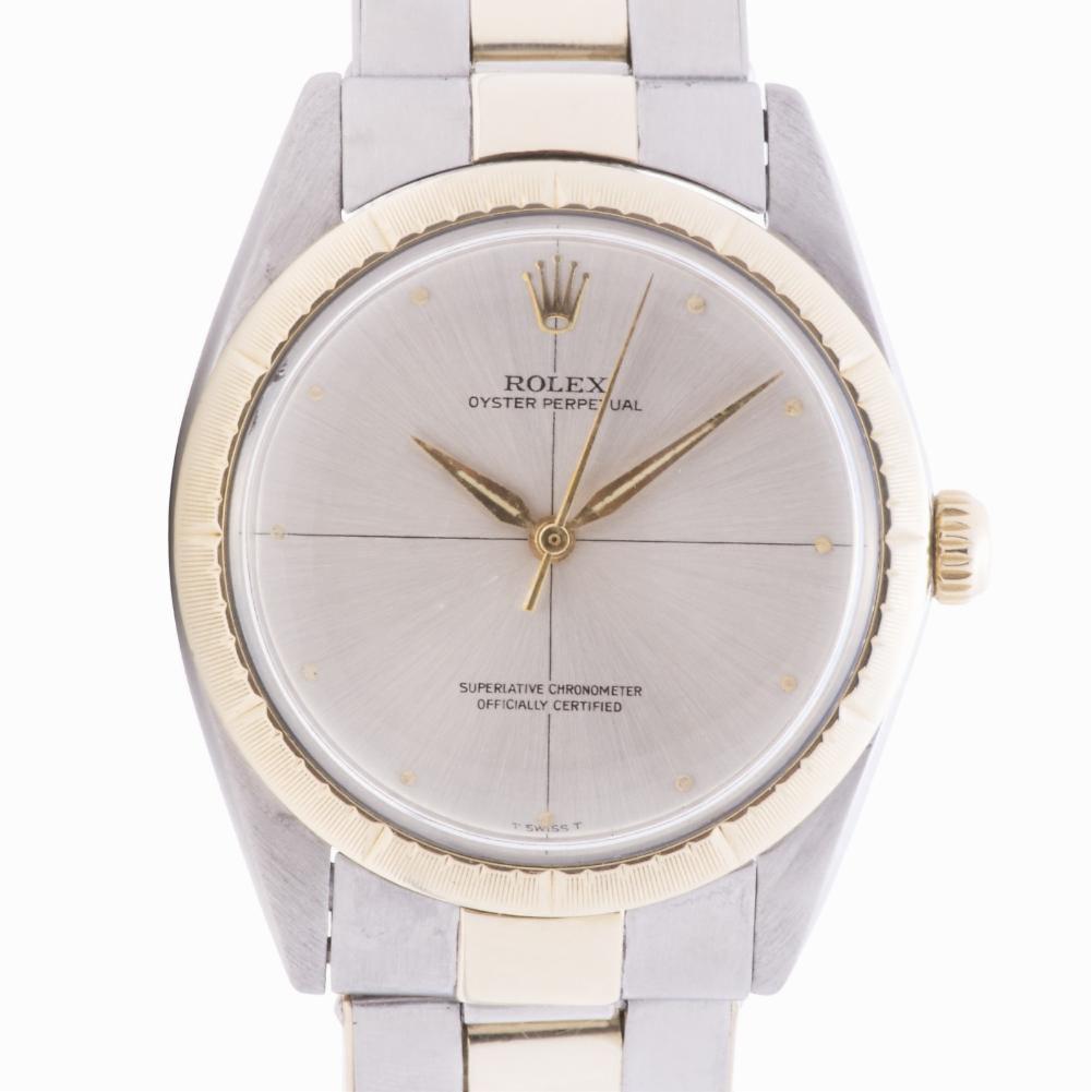 Men's Rolex Oyster Perpetual 1008, Silver Dial, Certified and Warranty