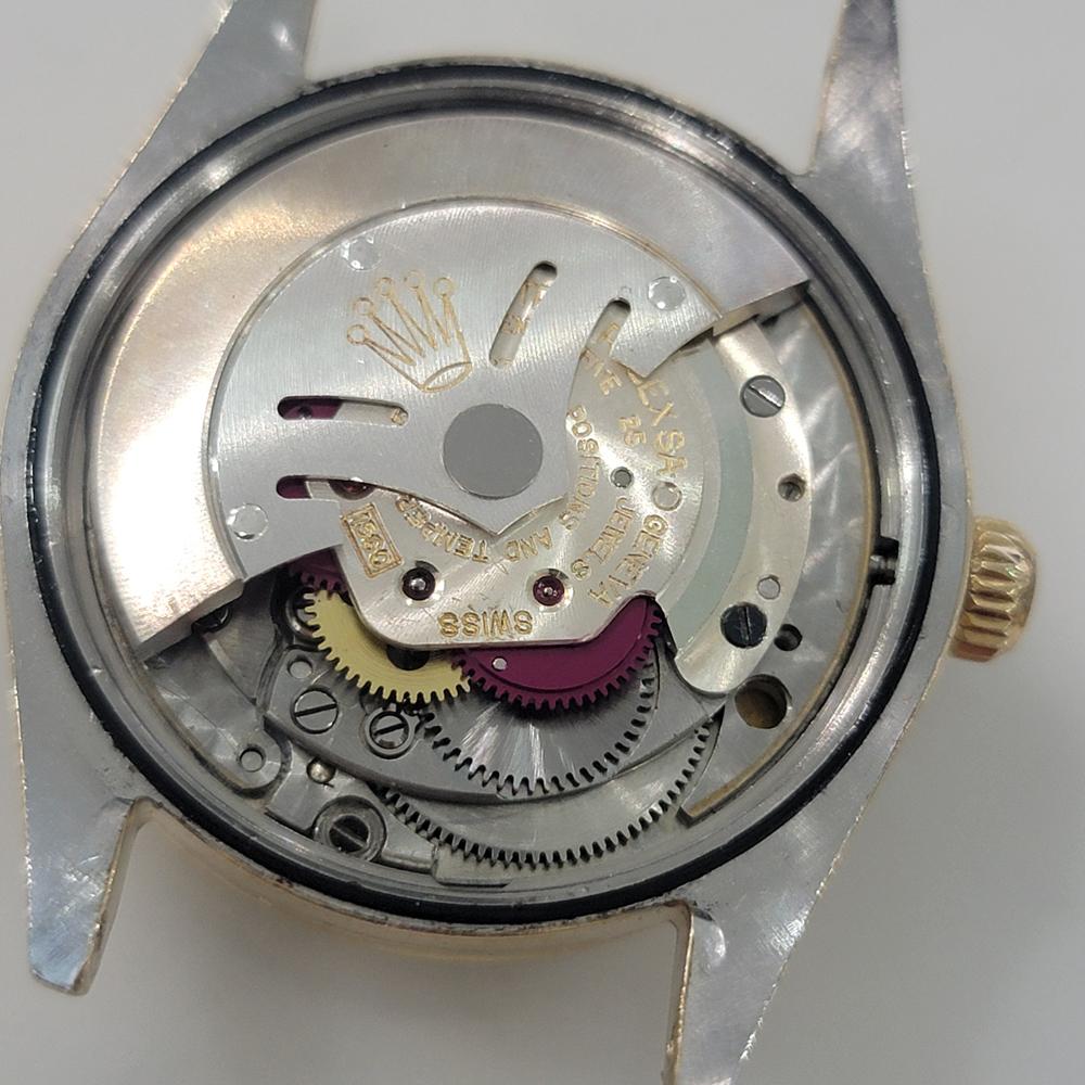 Rolex Oyster Perpetual 1014 34mm Gold gekappt Herren Automatik 1960er Jahre Vintage RA541 im Angebot 8