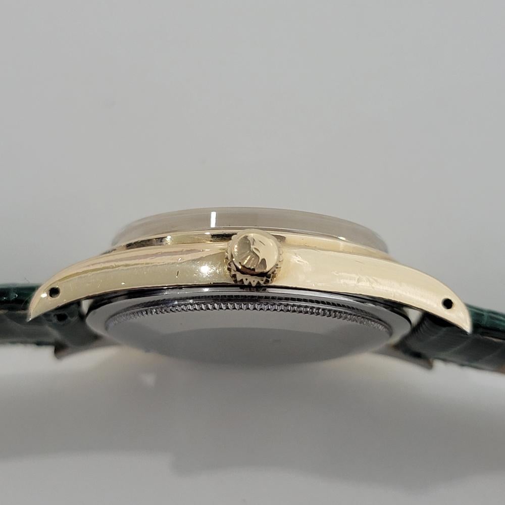 Rolex Oyster Perpetual 1014 34mm Gold Capped Mens Automatic 1960s Vintage RA541 en venta 4