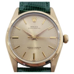 Rolex Oyster Perpetual 1014 34mm Gold Capped Mens Automatic 1960s Vintage RA541