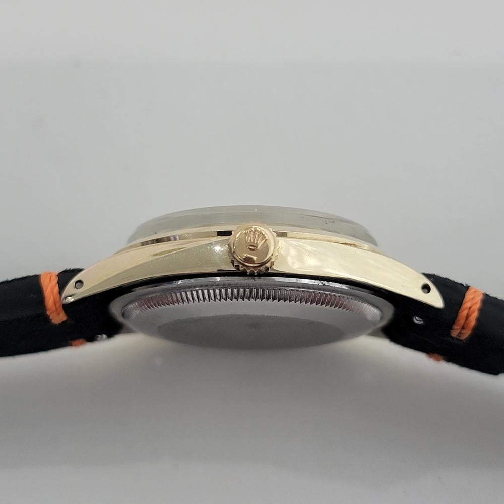 Rolex Oyster Perpetual 1024 34mm Gold Capped Mens Automatic 1960s Vintage RA584 en vente 4