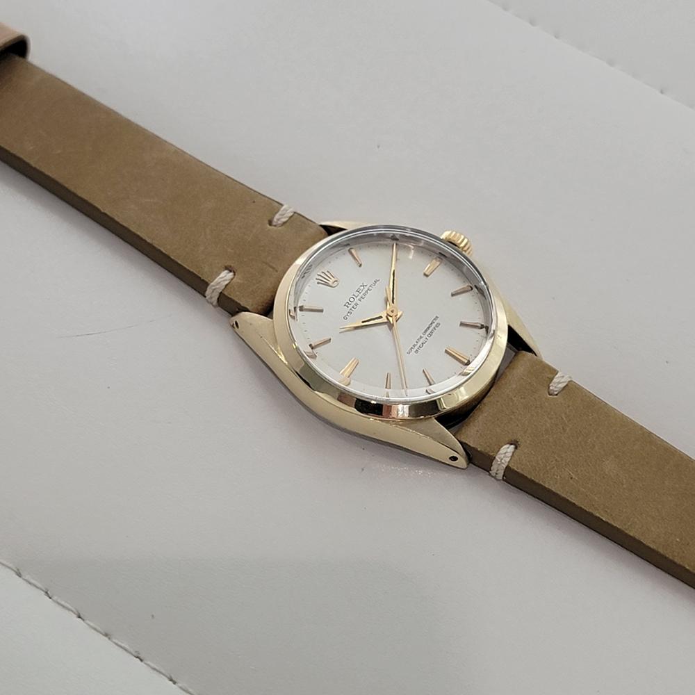 Rolex Oyster Perpetual 1024 34mm Gold Capped Mens Automatic 1960s Vintage RA584B For Sale 3