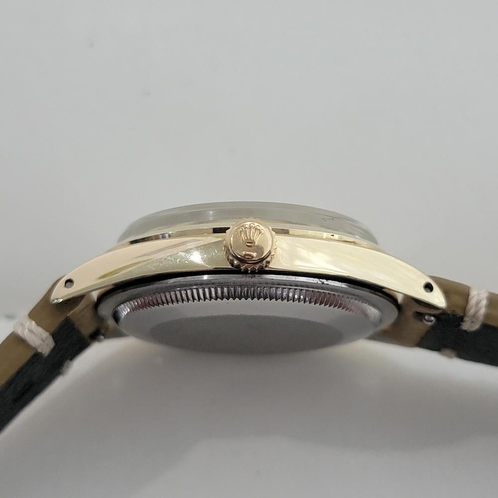 Rolex Oyster Perpetual 1024 34mm Gold Capped Mens Automatic 1960s Vintage RA584B For Sale 5