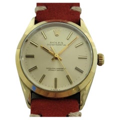 Rolex Oyster Perpetual 1024 34mm Gold Capped Mens Automatic 1970s Vintage RA584B