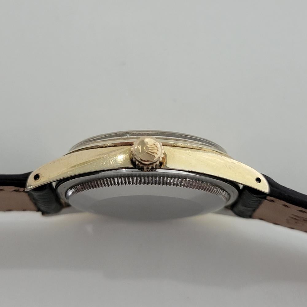 Rolex Oyster Perpetual 1024 34mm Gold Capped Mens Automatic 1970s Vintage RA545B For Sale 5