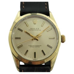 Rolex Oyster Perpetual 1024 34mm Gold Capped Mens Automatic 1970s Vintage RA545B