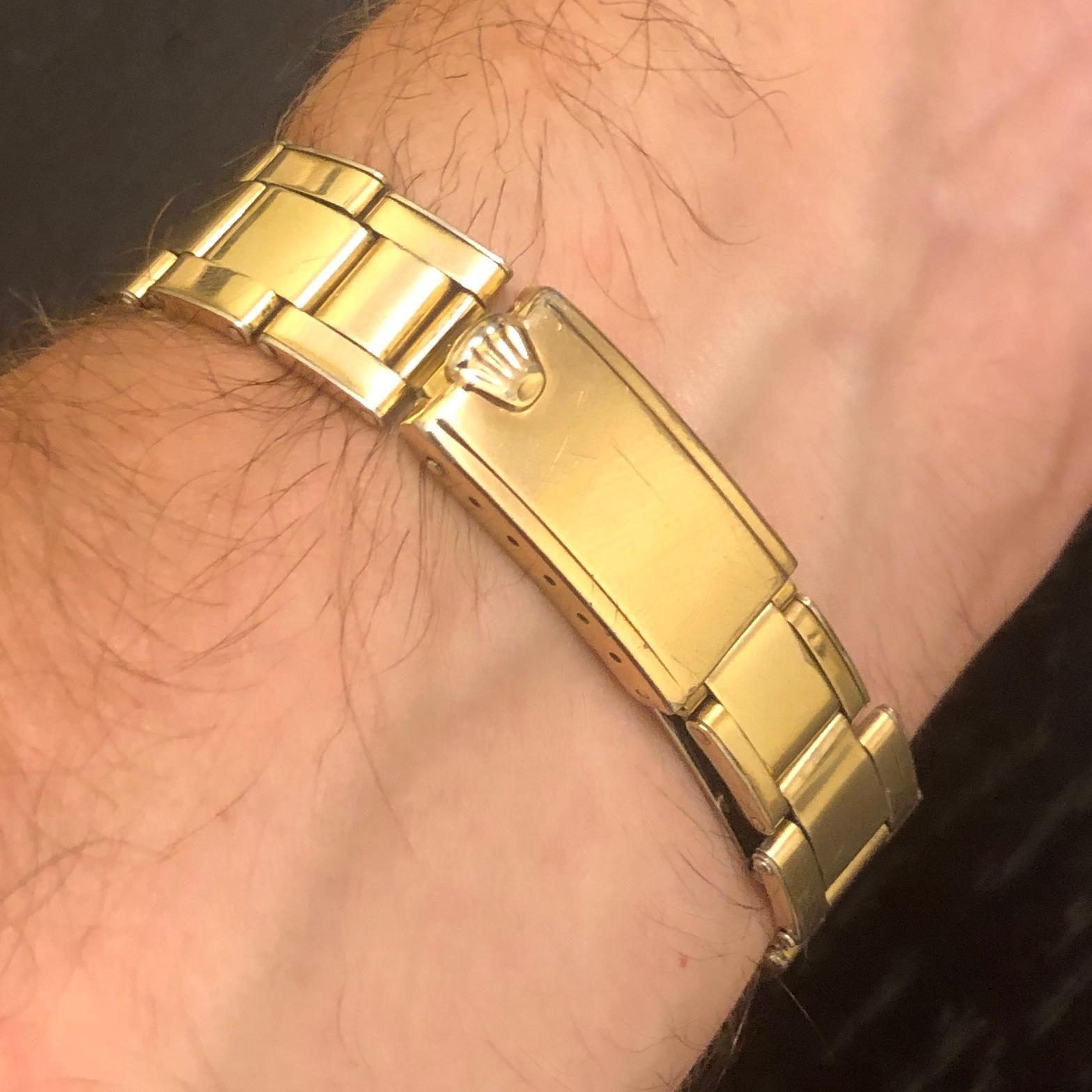 Rolex Oyster Perpetual 1024 34mm Gold Filled Watch 4