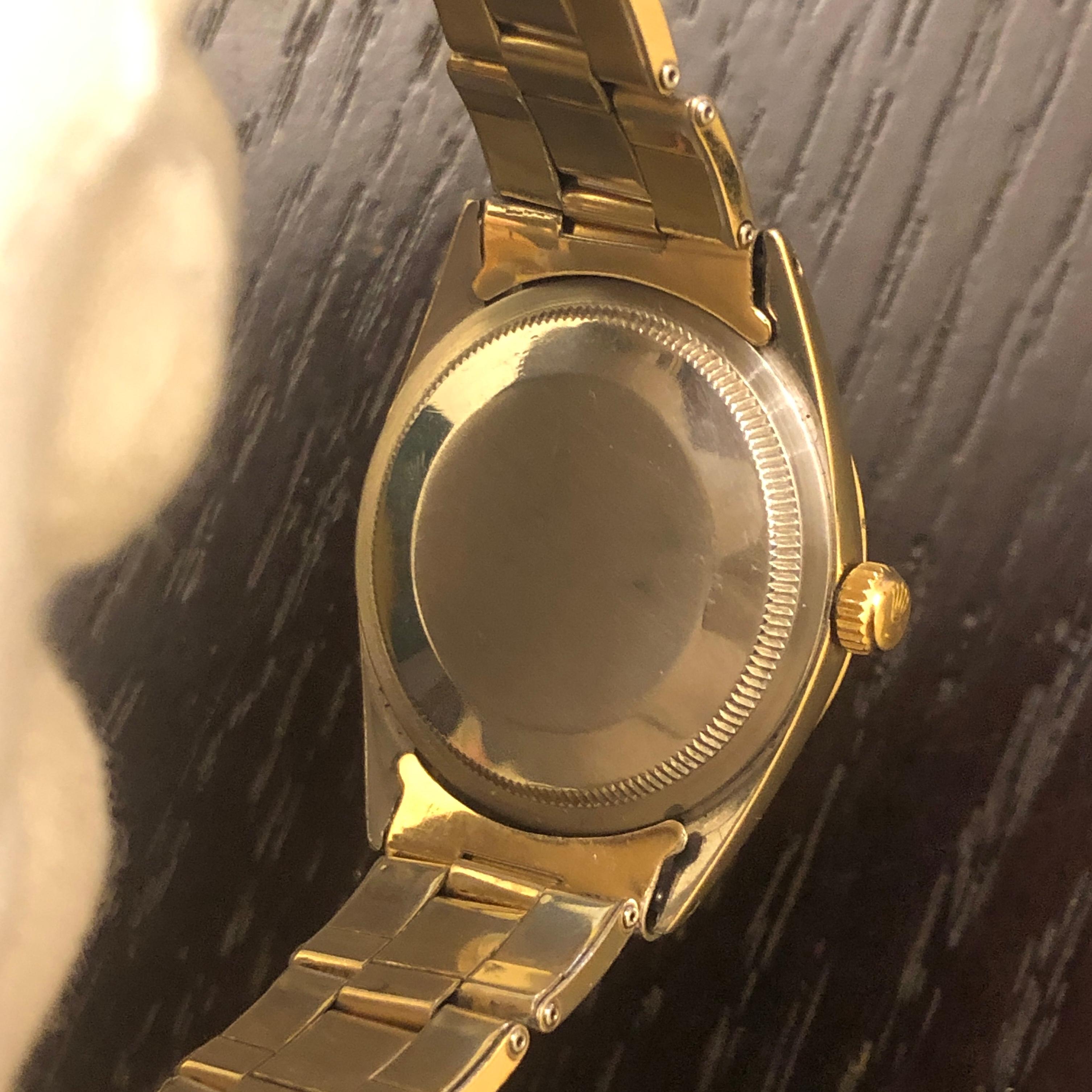 Women's or Men's Rolex Oyster Perpetual 1024 34mm Gold Filled Watch