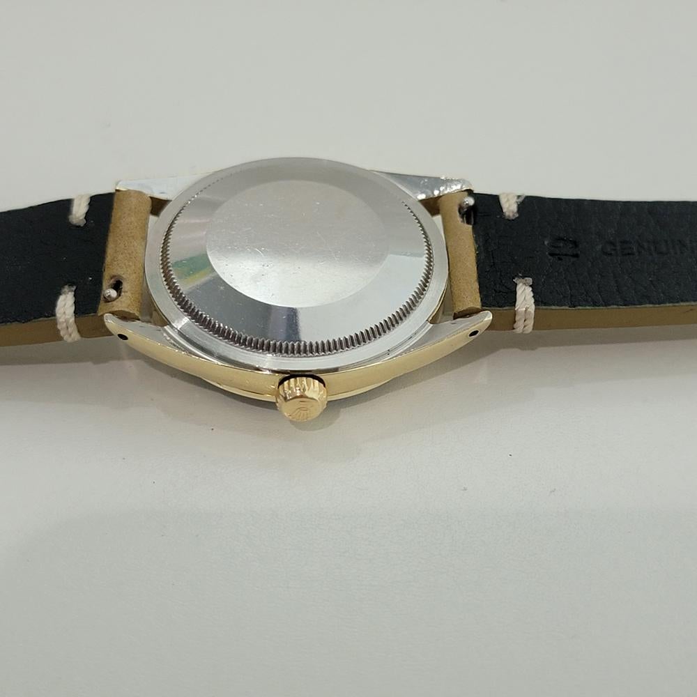 Rolex Oyster Perpetual 1024 34mm Herren Gold Capped Automatic 1960s Vintage RA200C im Angebot 7
