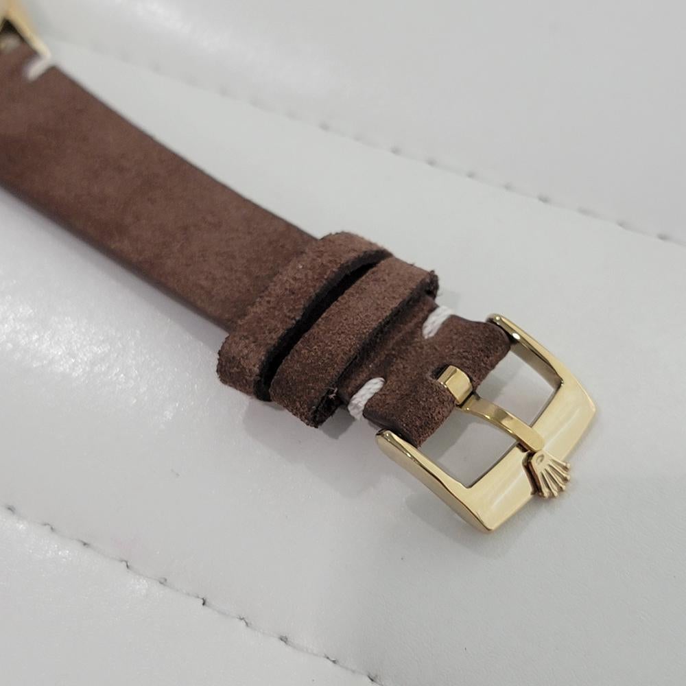 Rolex Oyster Perpetual 1024 34mm Mens Gold Capped Automatic 1960s Vintage RA200C en vente 5