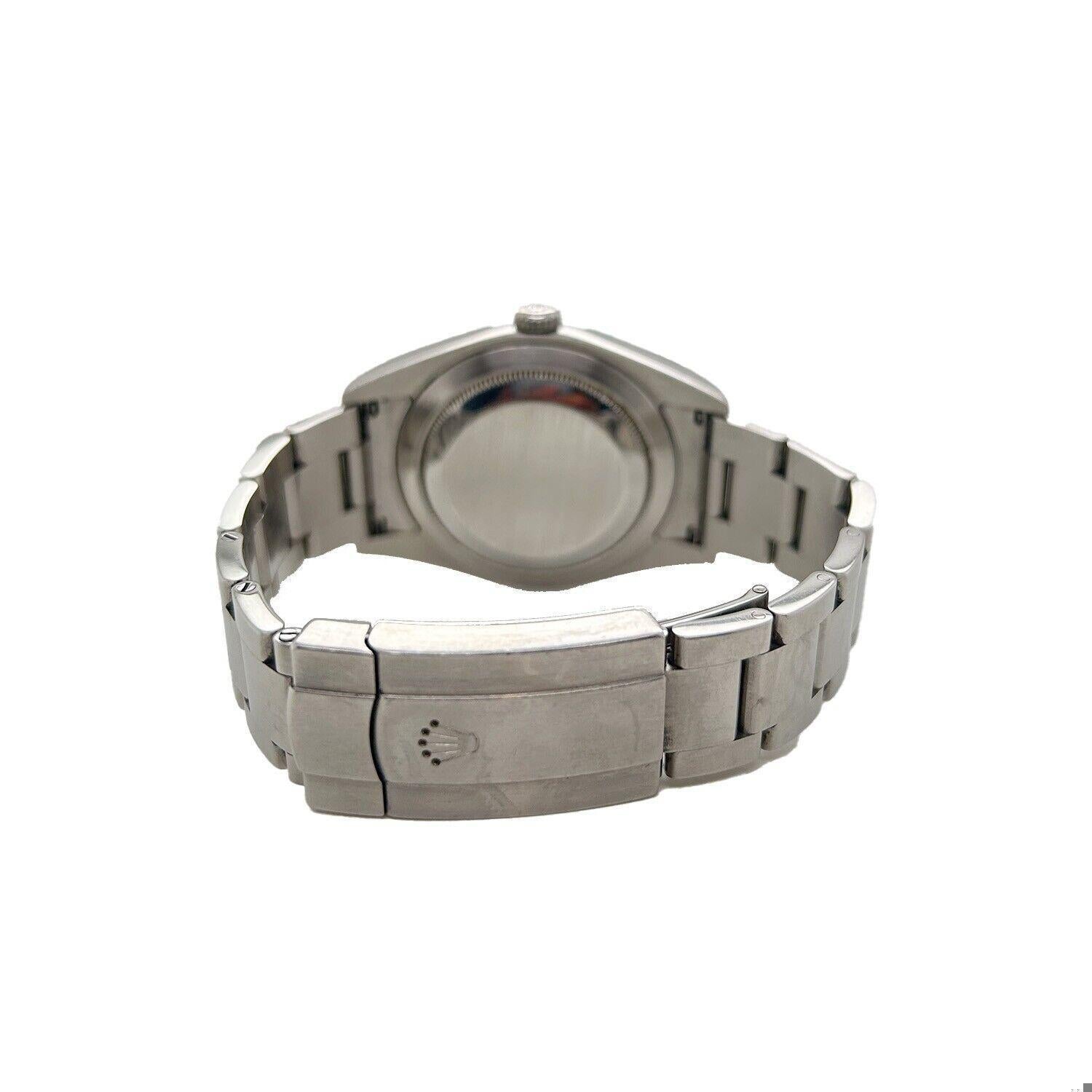 Rolex Oyster Perpetual 114300 Blue 39mm Orologio in acciaio inossidabile (R-376) In condizioni buone in vendita a Miami, FL