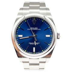 Rolex Oyster Perpetual 114300 Blue Dial Stainless Steel Box 39mm