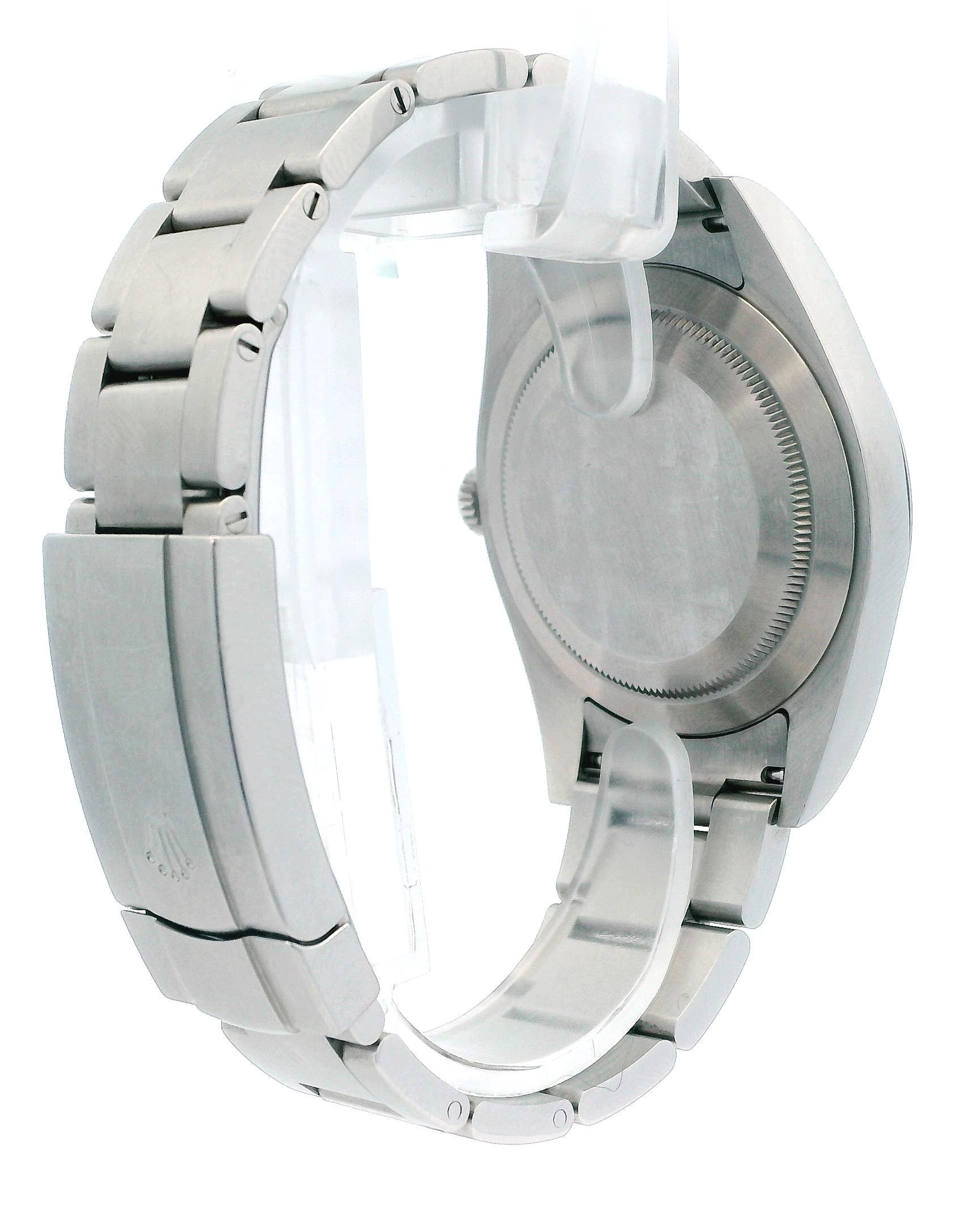 da uomo o donna Rolex Oyster Perpetual 114300 quadrante rosso uva con scatola e documenti in vendita