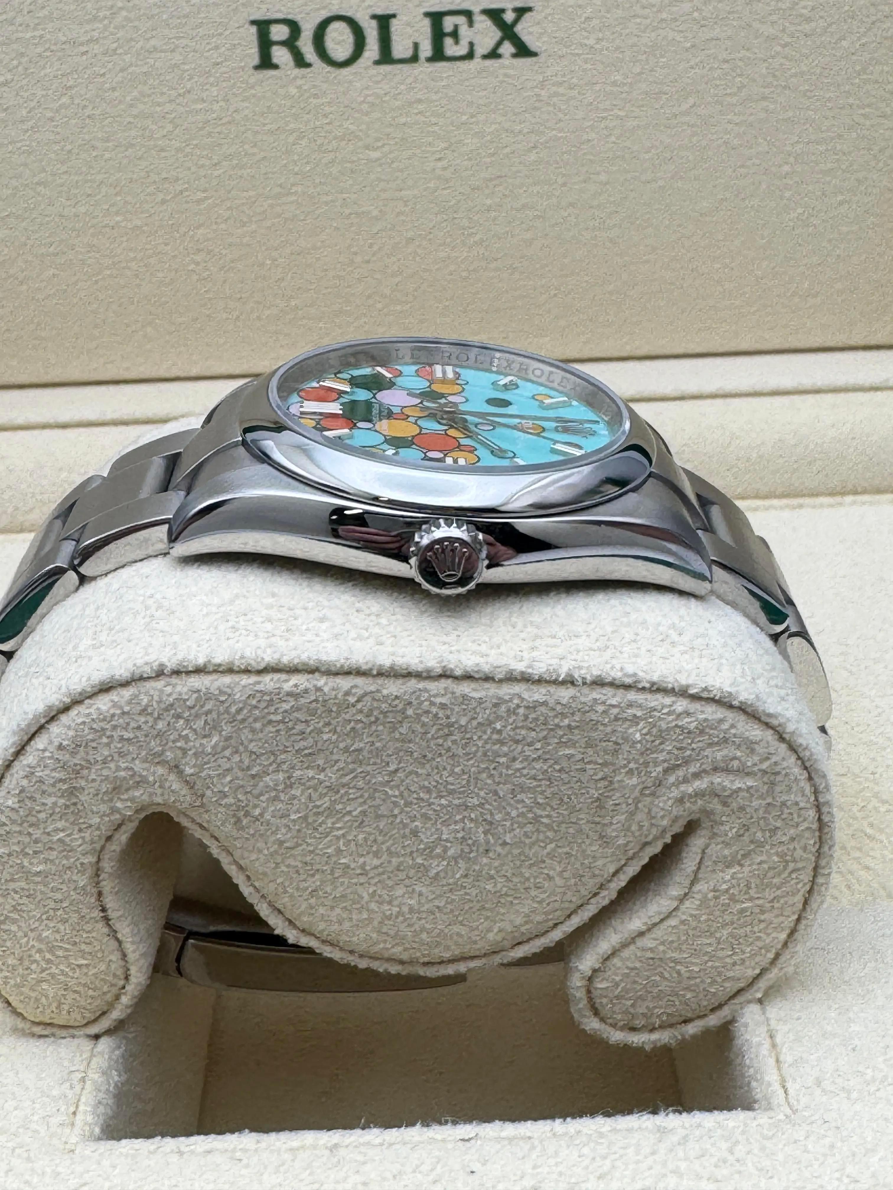 Rolex Oyster Perpetual 116000 36mm Custom Celebration Dial Box Card 126000 style For Sale 1