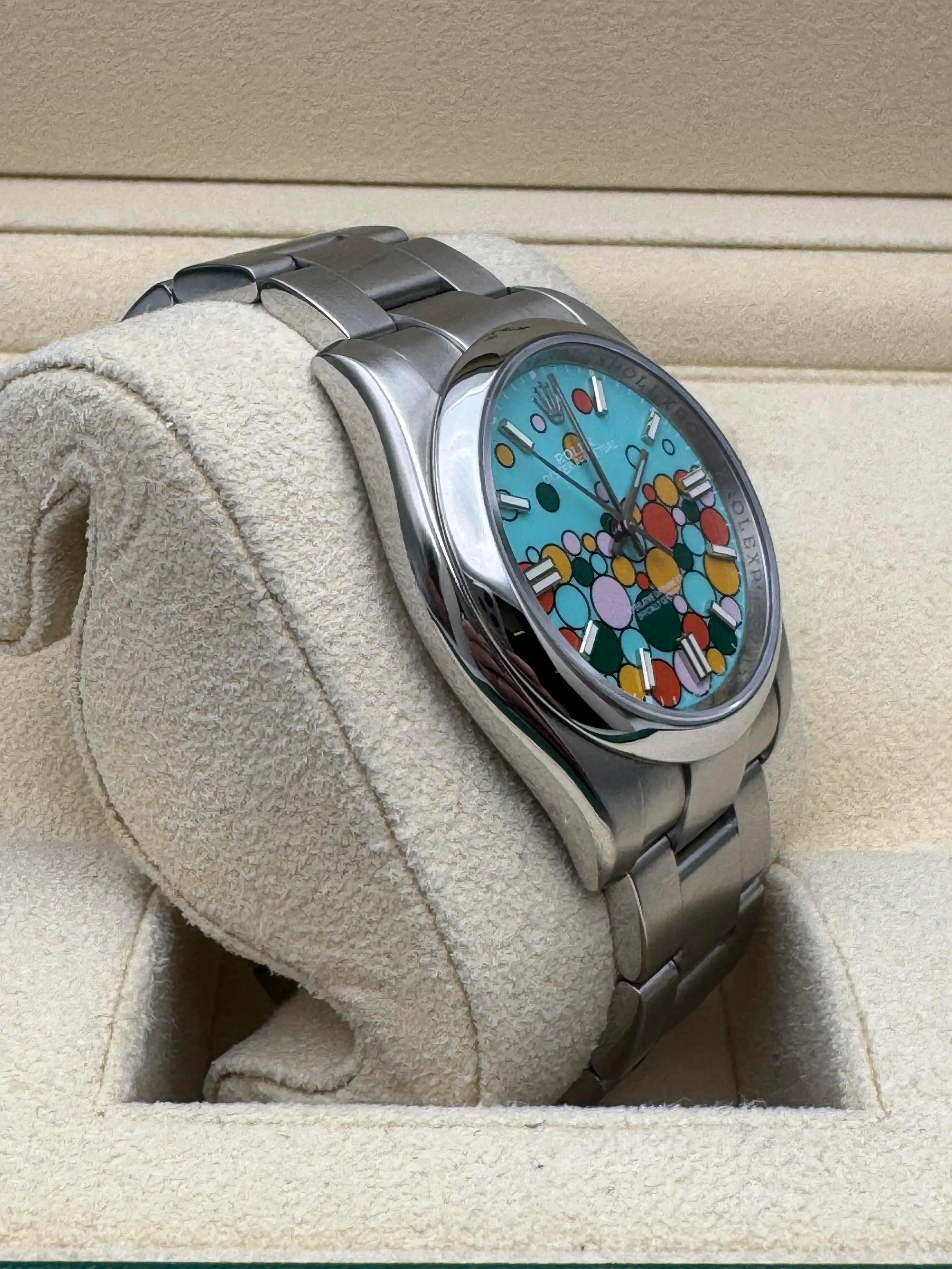 Rolex Oyster Perpetual 116000 36mm Custom Celebration Dial Box Card 126000 style For Sale 3