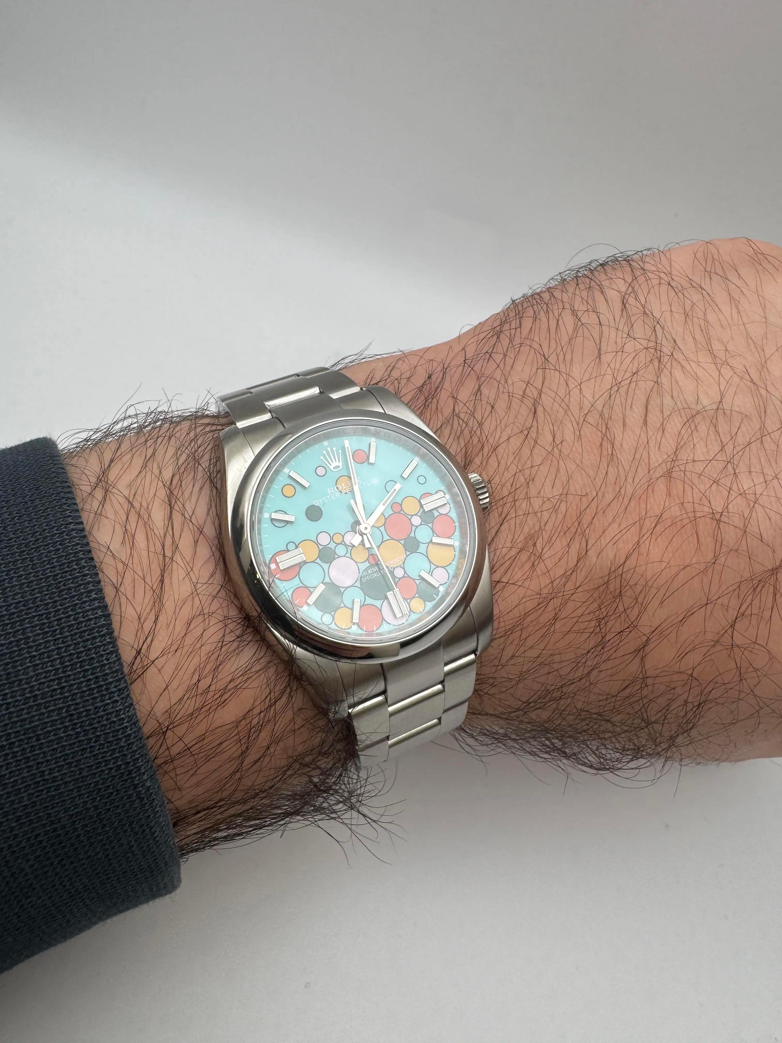 Rolex Oyster Perpetual 116000 36mm Custom Celebration Dial Box Card 126000 style For Sale 4