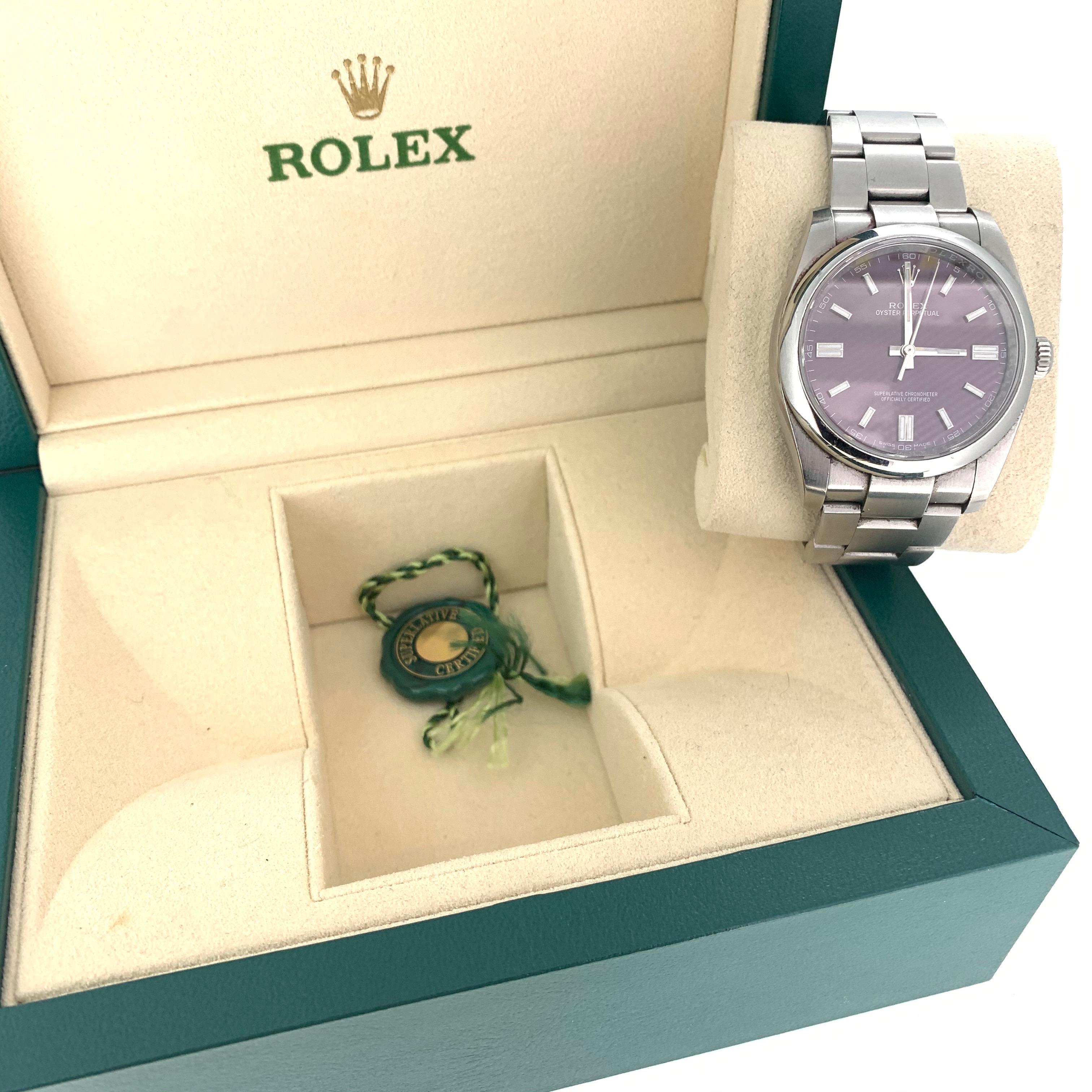 Rolex Oyster Perpetual 116000 Stainless Steel Automatic Watch 2