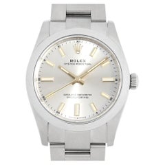 Rolex Oyster Perpetual 124200 Silver Dial Men's Watch - Random Serial Used