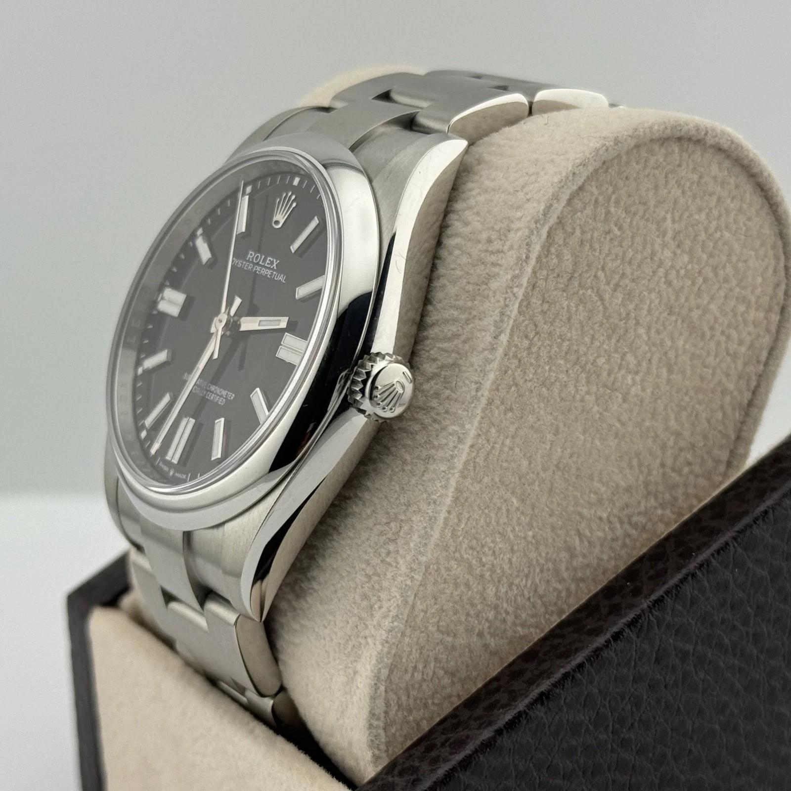 Rolex Oyster Perpetual 124300 41mm Black Dial Stainless Steel Box Papers 2023 For Sale 2