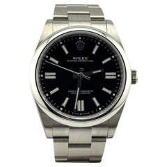 Rolex Oyster Perpetual 124300 41mm Black Dial Stainless Steel Box Papers 2023