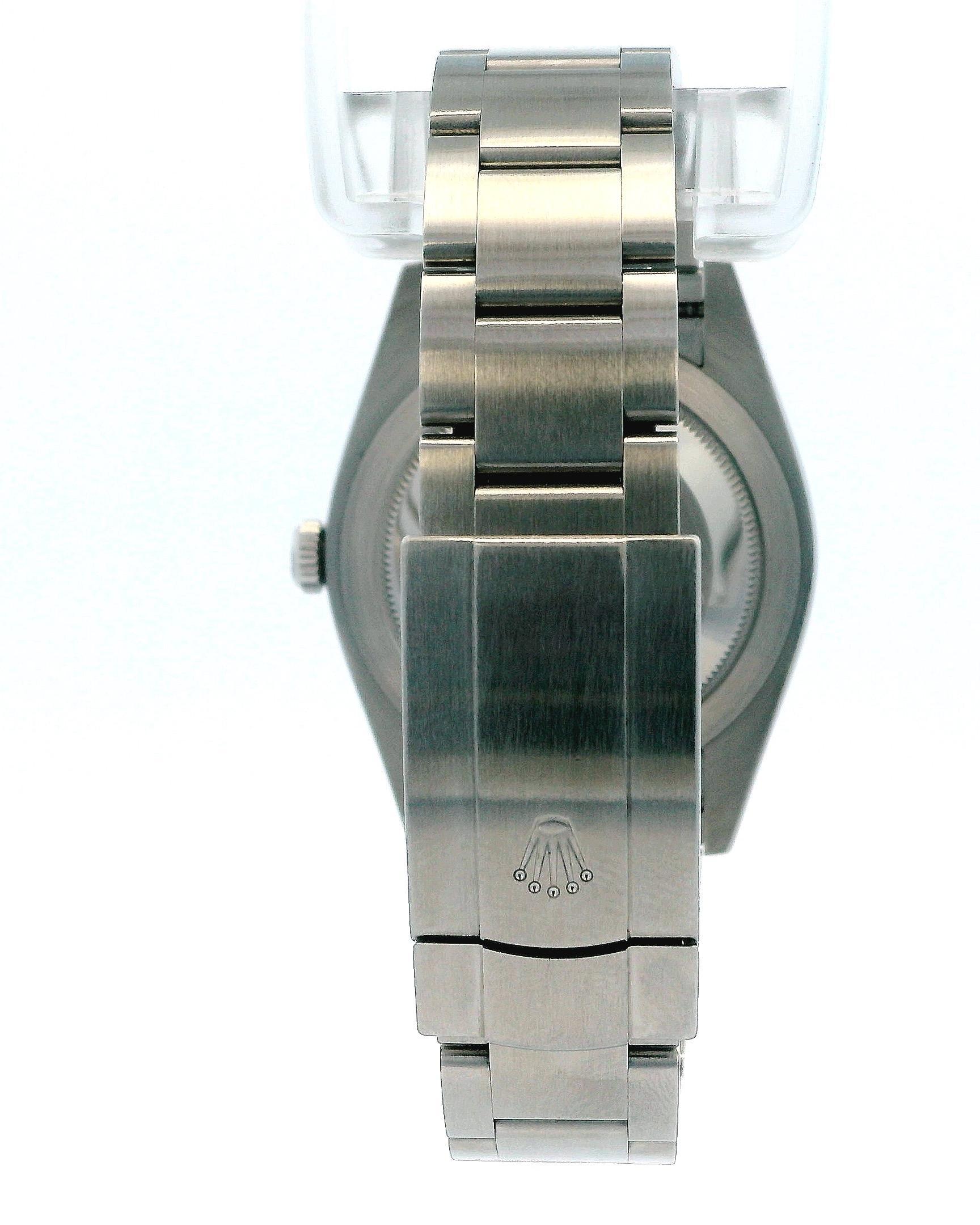 Rolex Oyster Perpetual 124300 Esfera Negra Reloj Caballero Caja y papeles en venta 3