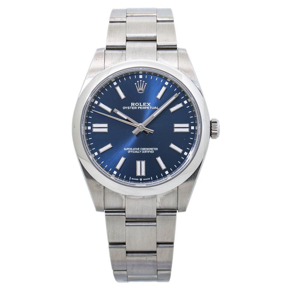 Rolex Oyster Perpetual 124300 Blue Dial Automatic Men's Watch For Sale