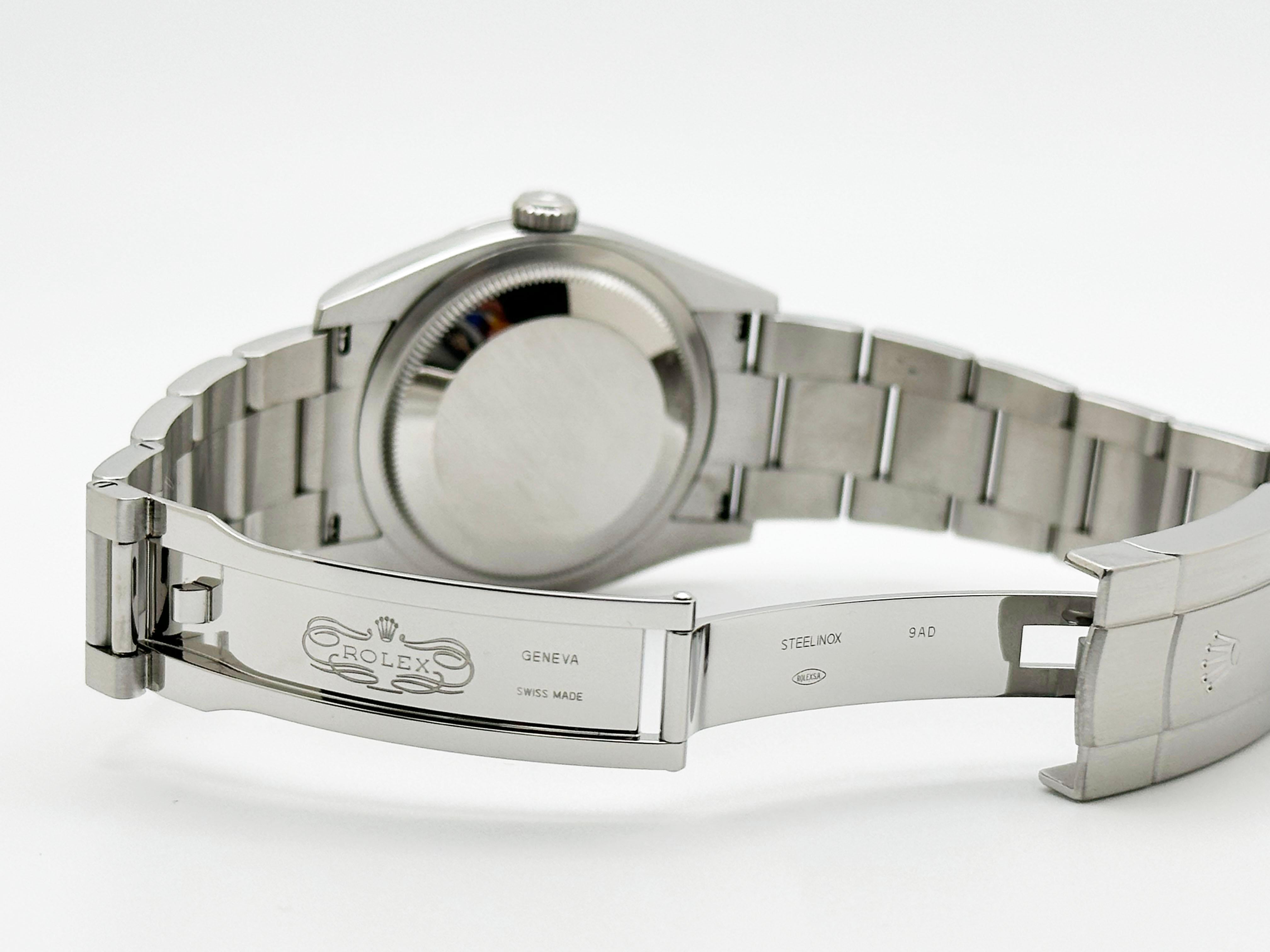 Rolex Oyster Perpetual 126000 36mm Blue Dial Stainless Steel Box Paper 2022 2