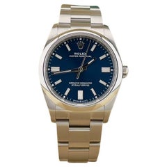 Rolex Oyster Perpetual 126000 36mm Blue Dial Stainless Steel Box Paper 2022