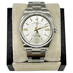 Rolex Oyster Perpetual 126000 36mm Silber Zifferblatt Edelstahl Box Papier 2022