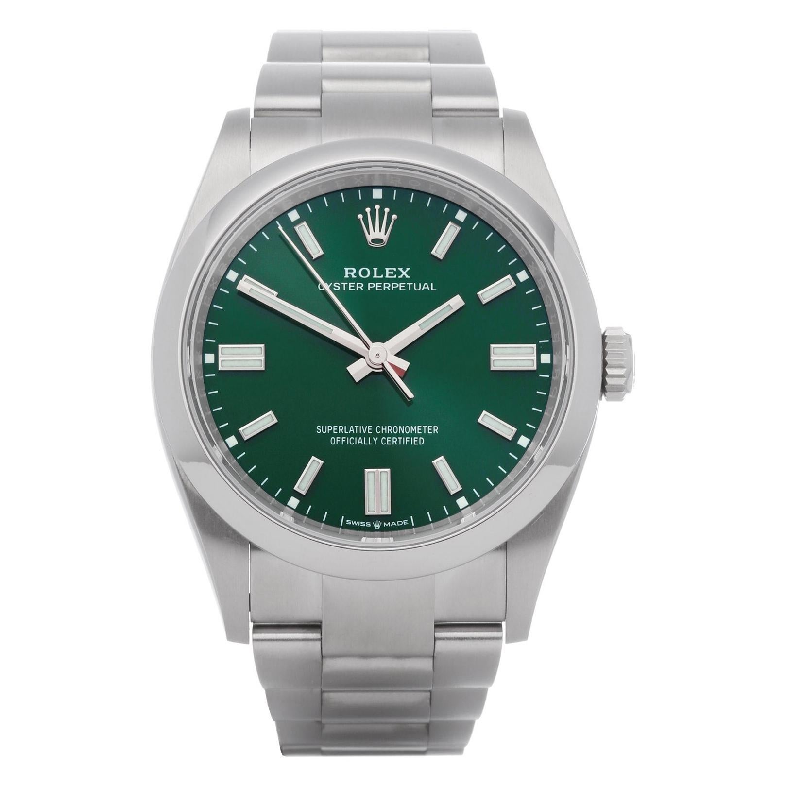 Rolex Oyster Perpetual 126000 Men Stainless Steel Watch