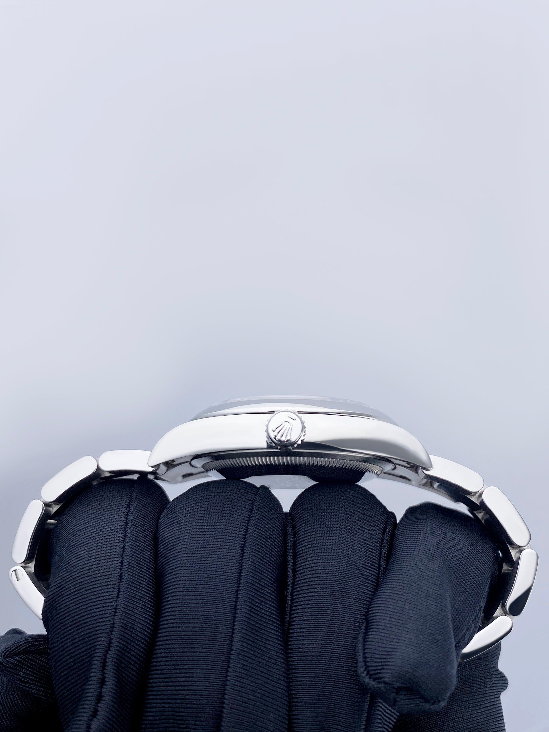 Rolex Oyster Perpetual 126000 Rosa Zifferblatt Damenuhr Box Papiere im Angebot 2