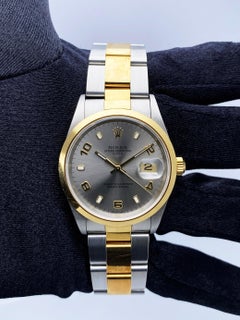 Rolex Oyster Perpetual 14203 Slate Dial Mens Watch