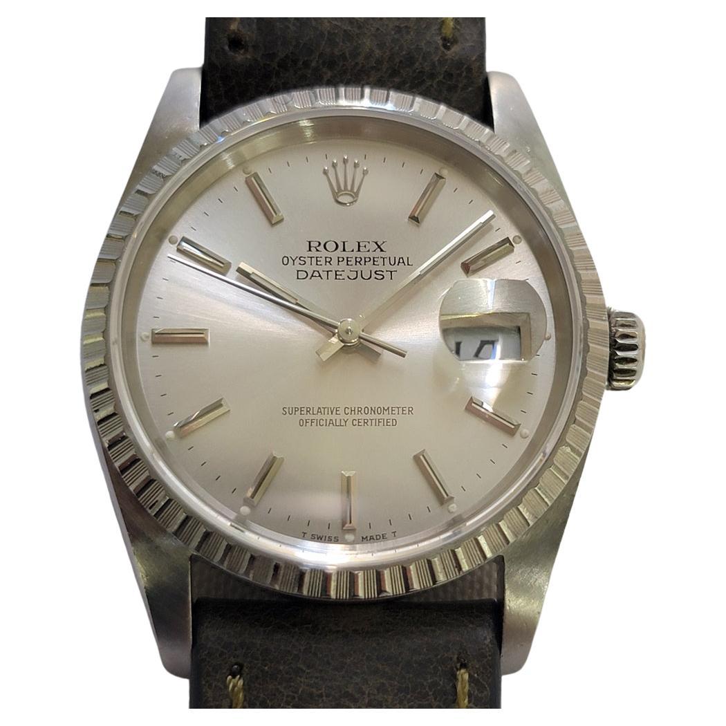 Rolex Oyster Perpetual 16220 Datejust Mens 1980s 36mm Automatic RA761