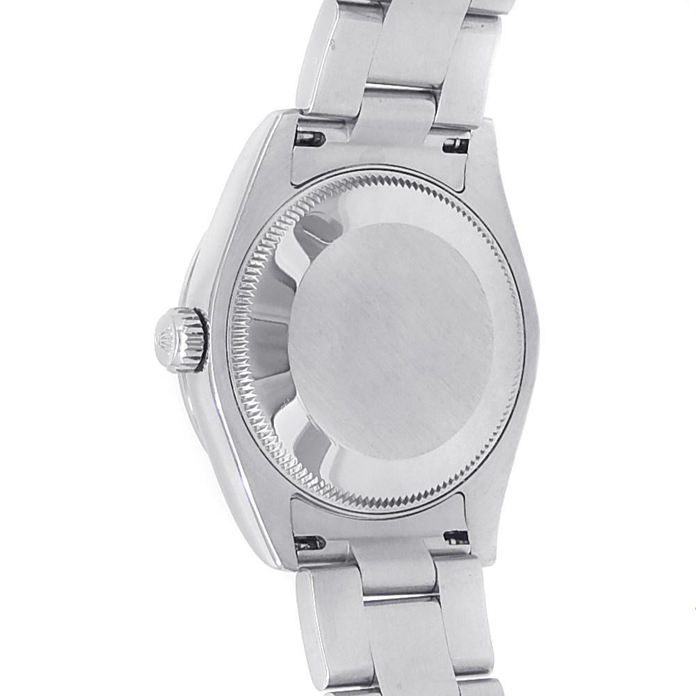 Contemporary Rolex Oyster Perpetual 177200, Silver Dial, Certified and Warranty
